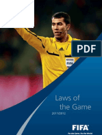 Laws of The Game 2011-2012