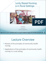 Lecture 2 Community Nursing in Rural Settings