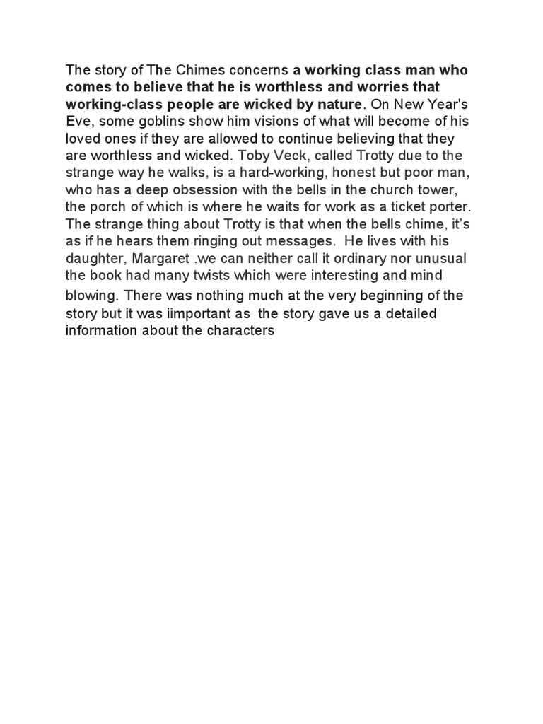 The Chimes Book Review PDF The Chimes