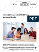 5 Interpersonal Skills That Every Manager Needs - One Education