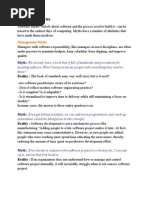 SE Myth of Software