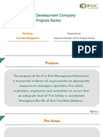 Workshop - Fire Risk Management Workshop - Presented by Executive Director of The Projects Sector - 27-07-2022