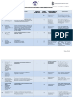 Catalogo de Actividades Complementarias