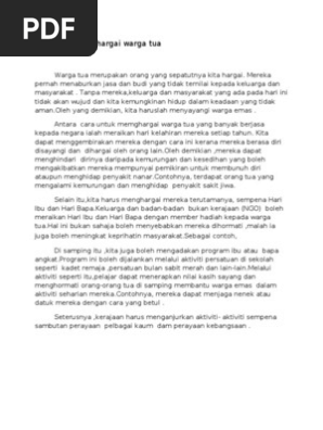 Langkah2 Menghargai Warga Tua Pdf