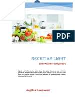 RECEITAS LIGHT. Angélica Nascimento. Como Cozinhar Sem gordura