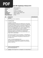 Voorbeeld Van Notulen