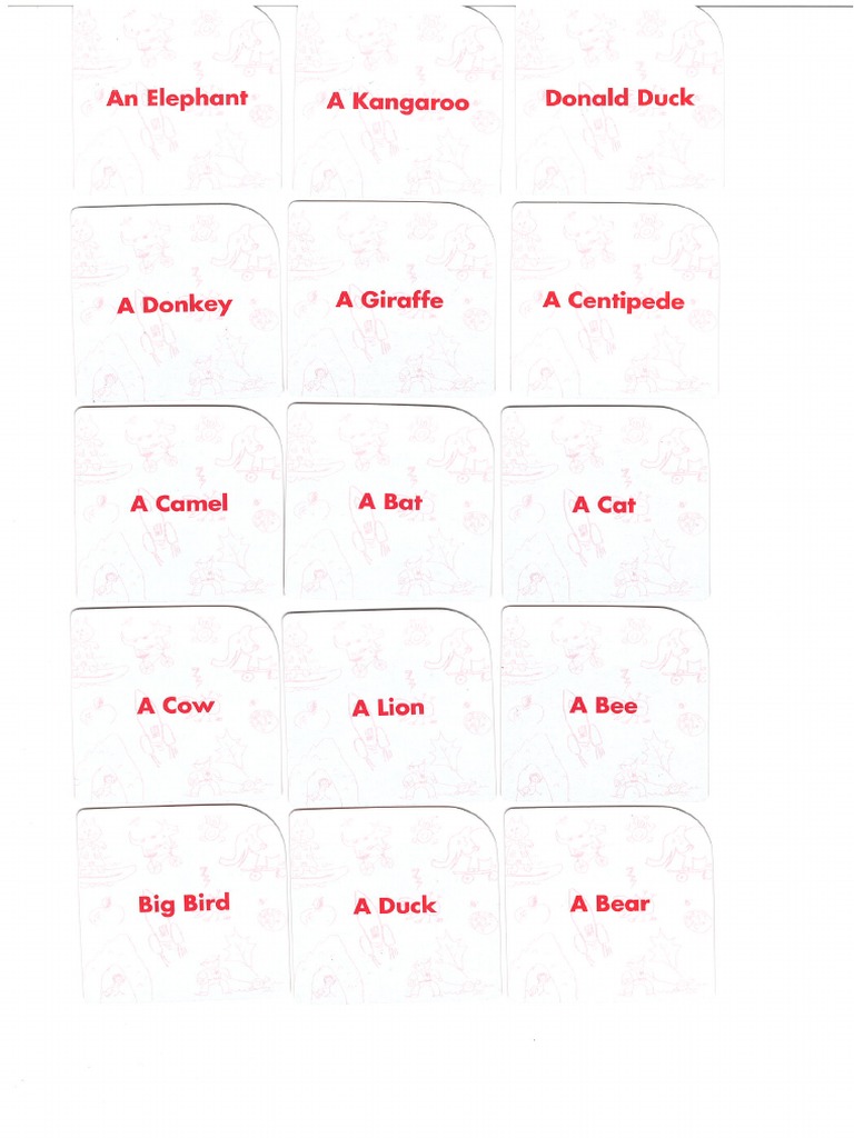Who Where What Game | PDF