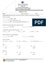 Numeracy Test