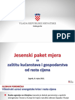 Jesenski Paket Mjera Za Zaštitu Građana I Poduzeća