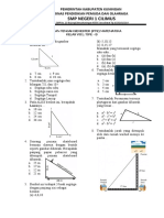 PTS MATEMATIKA SMP NEGERI 1 CILIMUS