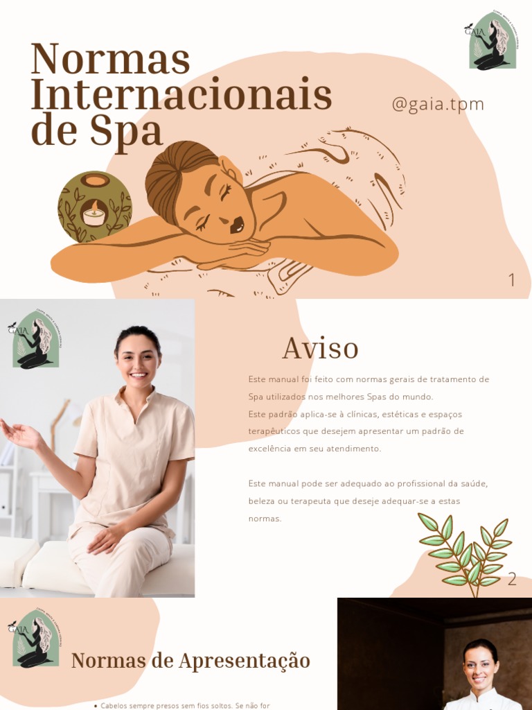 Normas Internacionais de Spa | PDF | Massagem