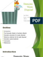 Domestic Waste Disposal
