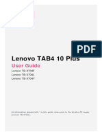Lenovo Tab4 10 Plus Ug en 201711