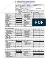 MJL Equipment Safety Inspection Checklist