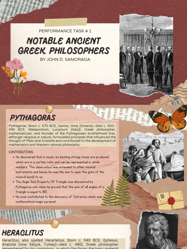 Key Contributions of Greek Philosophers | PDF