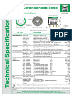 CO-AF Carbon Monoxide Sensor Specs