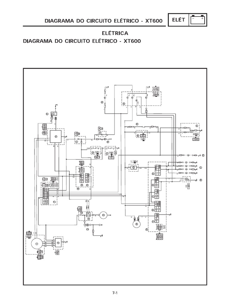 Diagrama Do Circuito Elétrico Xt600 PDF
