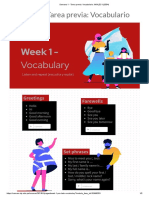 Semana 1 - Tarea Previa - Vocabulario - INGLES I (2554)