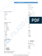 Formulas de Fisica I