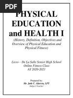 PEH1 - Week 2 (Introduction To Physical Education)