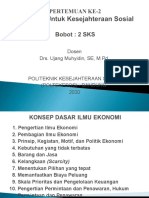 (Pertemuan - 2) Ekonomi Untuk Kesejahteraan Sosial