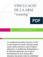 Desvinculación de la ventilación mecánica: guía para el proceso de weaning y extubación
