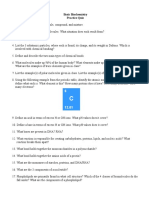 Basic Biochemistry Practice Quiz