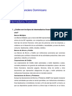 Sistema Financiero Dominicano: Intermediarios