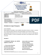 Caderno Atividades 1º Ano EM Novembro - LGG