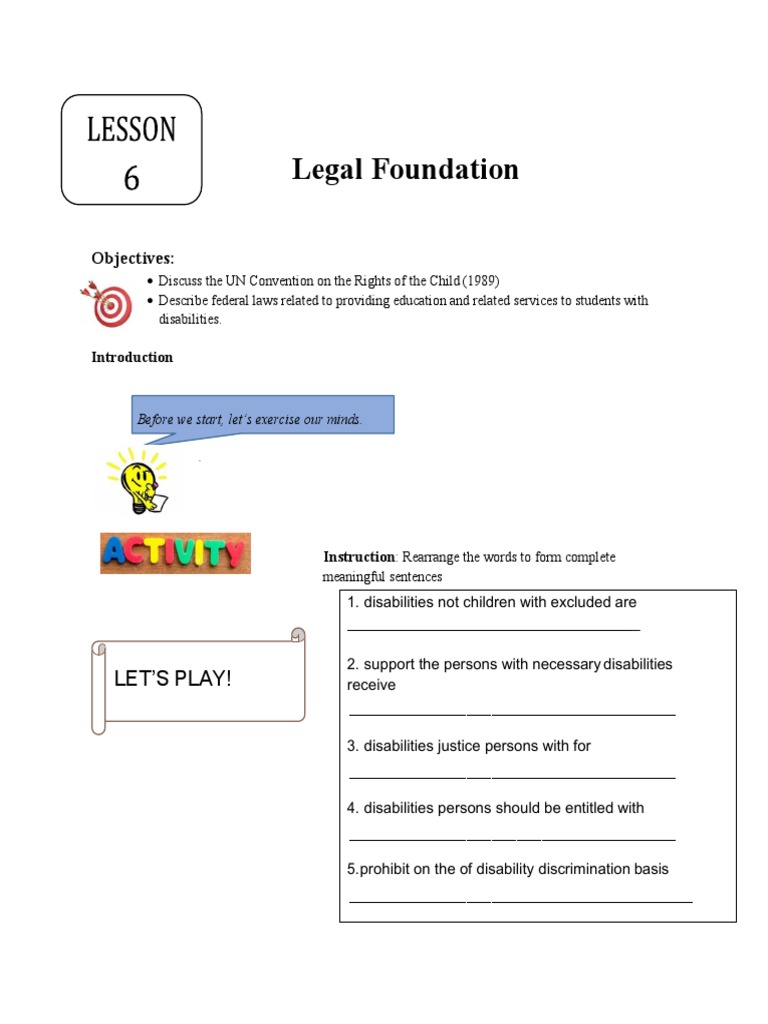 Ensuring Equal Access to Education An Analysis of Laws Protecting the