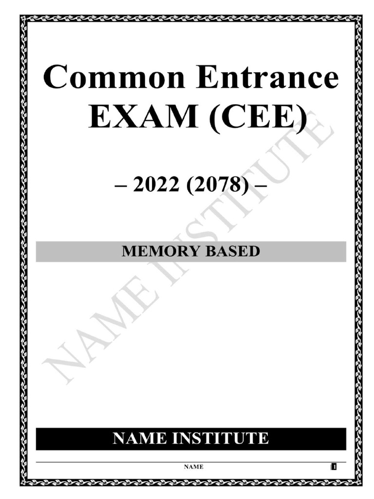 common-entrance-exam-cee-2022-memory-based-pdf
