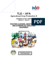 TLE-AGRI CROP 2Q-WEEK 7-Final - (Routine Cleaning, Maintenance and Storage of Tools - Equip)