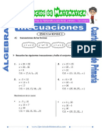 Ejercicios de Inecuaciones para Cuarto de Primaria