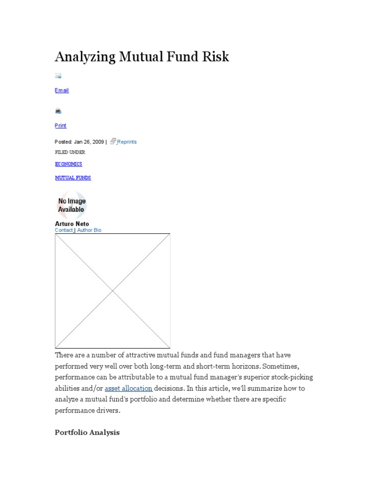 Analyzing Mutual Fund Risk | PDF | Investment Management | Active ...