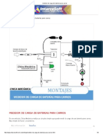 Medidor de Carga de Baterias para Carros