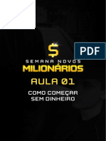 Aula 01: Como Começar Sem Dinheiro