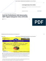 Soal Dan Pembahasan OSN Matematika SMP Tingkat Kabupaten Tahun 2018 (R4)