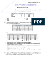 Estadística y probabilidades - Ejercicios propuestos