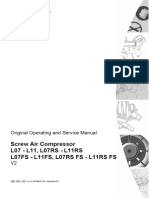 Screw Air Compressor L07 - L11, L07RS - L11RS L07Fs - L11Fs, L07Rs Fs - L11Rs Fs