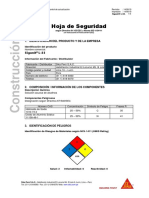 Sigunit L-22 - Acelerante - MSDS