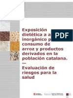 Exposicion Dietetica A Arsenico Inorganico Por Consumo de Arroz