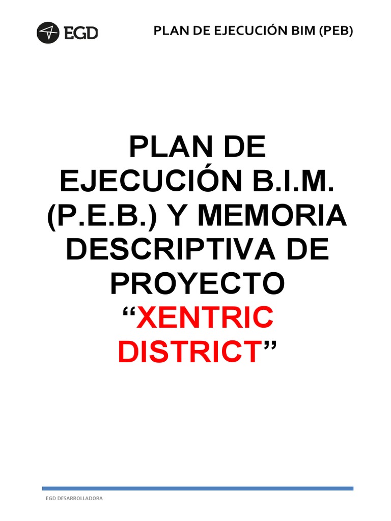 Plan de Ejecución Bim (Bep) Xentric District (Wip) | PDF | Autodesk ...