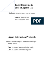 Multiagent Systems & Societies of Agents (II) : Authors