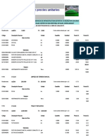 Análisis de precios unitarios para mejoramiento de infraestructura deportiva