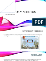 Nitratos y Nitritos