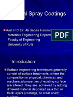 Thermalspraycoatings