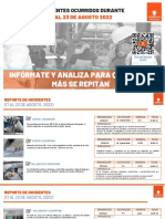 Aprendizaje Incidentes Ocurridos Durante Última Semana (17 Al 23 de Agosto, 2022)