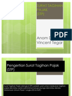 Pengertian Surat Tagihan Pajak (STP)