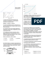 Exercícios Propriedades Coligativas