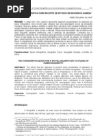 Bacia Hidrografica Como Recorte Em Estudo Da Geografia Humana